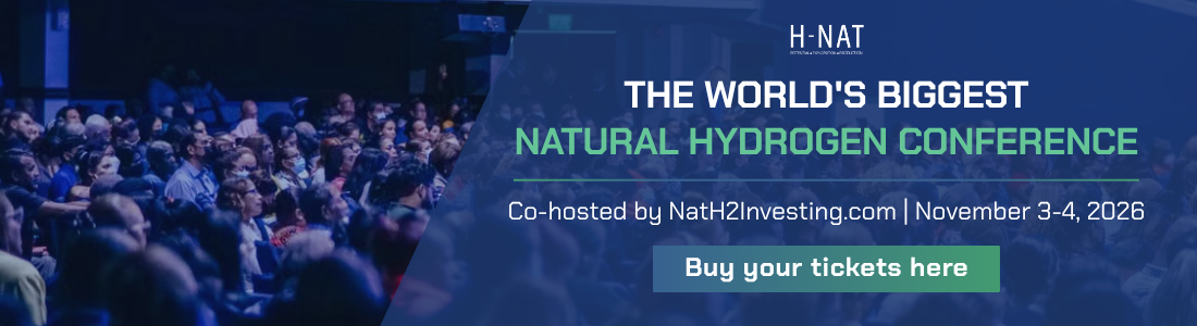 Natural Hydrogen conference banner